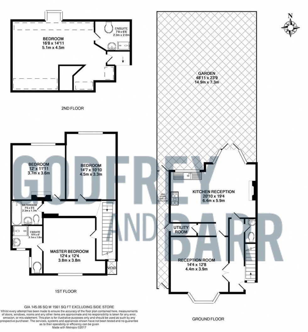 Floorplan for Hill Top, Hampstead Garden Suburb