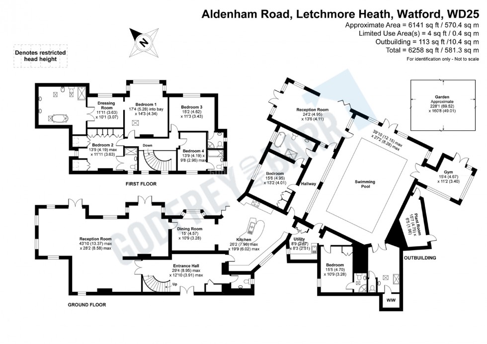 Floorplan for Aldenham Road, Letchmore Heath