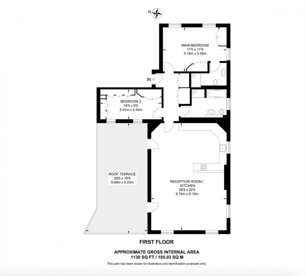 Floorplan for The Ridgeway, Mill Hill