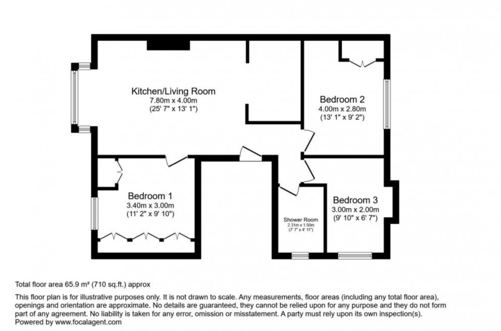 Floorplan for Regents Park Road, Finchley