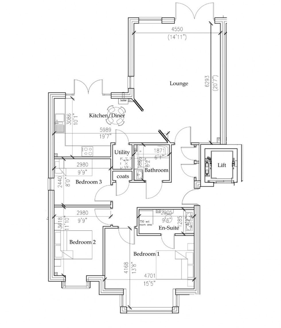 Floorplan for Millway, Mill Hill