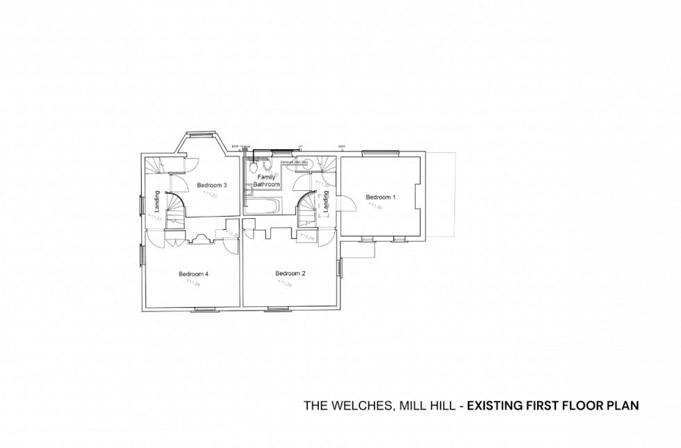 Floorplan for Milespit Hill, Mill Hill Village