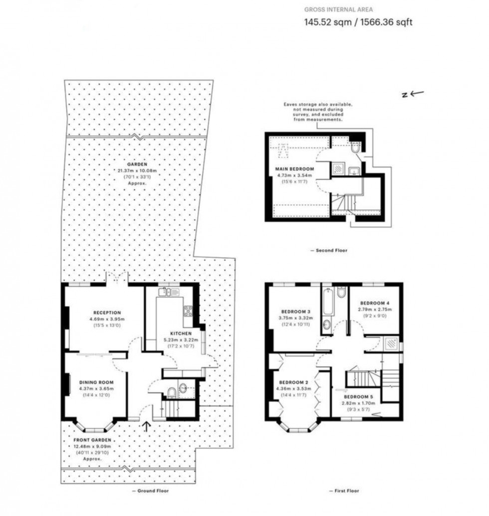 Floorplan for Eastholm, Hampstead Garden Suburb