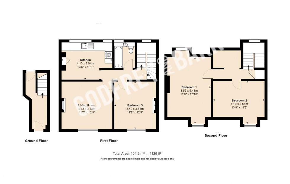 Floorplan for The Market Place, Hampstead Garden Suburb