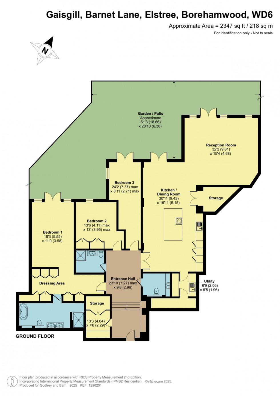 Floorplan for Barnet Lane, Elstree
