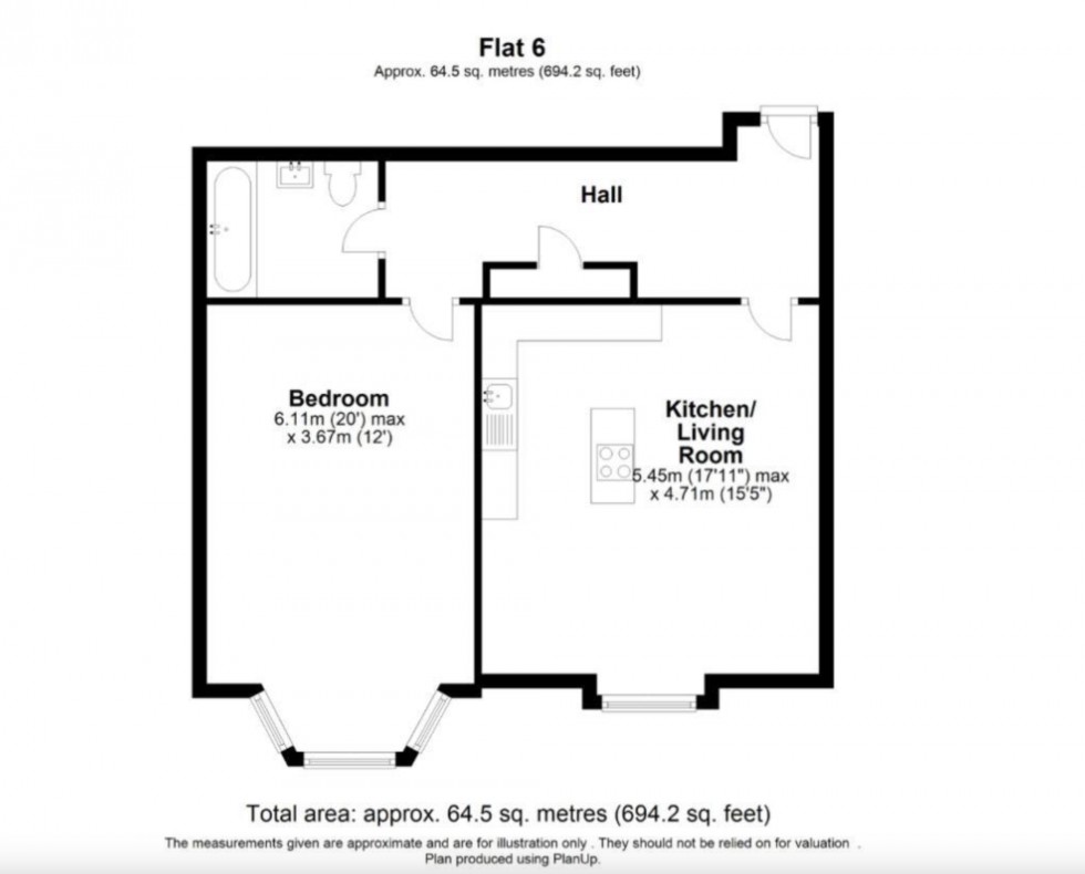 Floorplan for Beechcroft Avenue, Golders Green