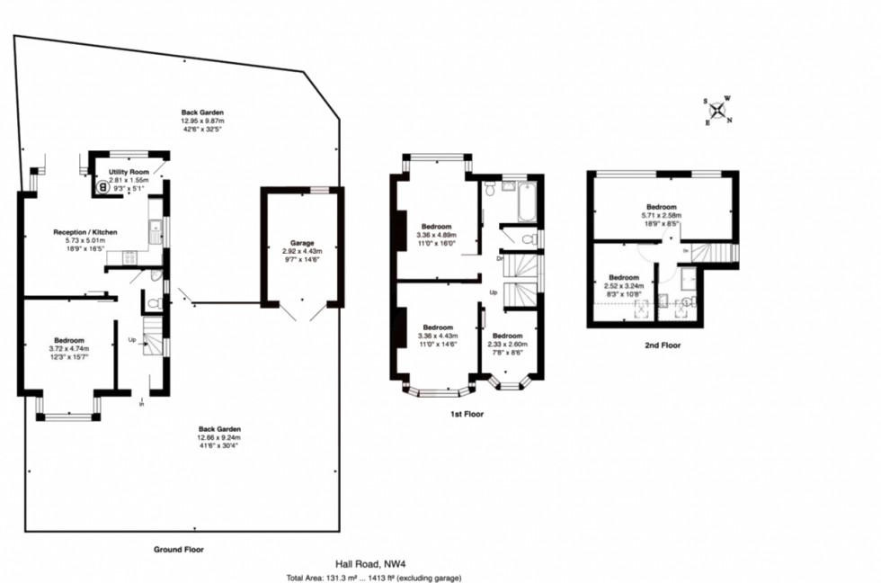 Floorplan for Hall Lane, Hendon