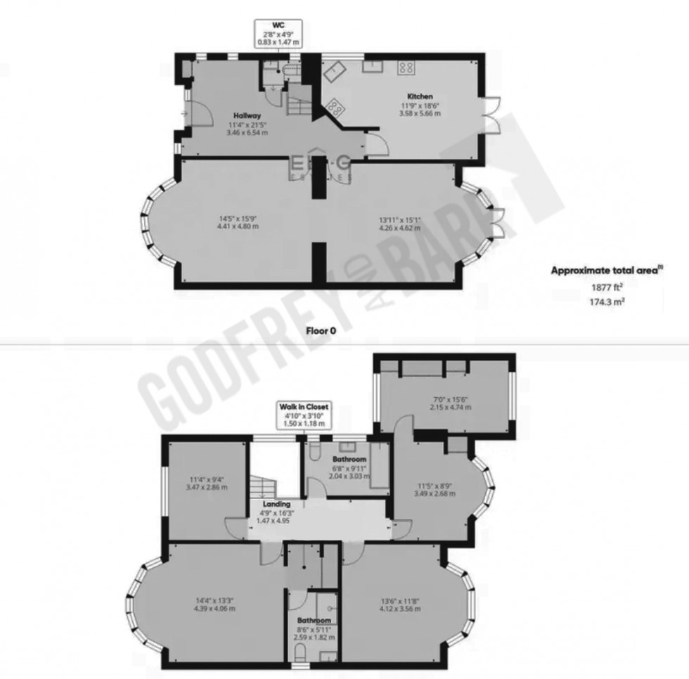 Floorplan for Highfield Gardens, Golders Green