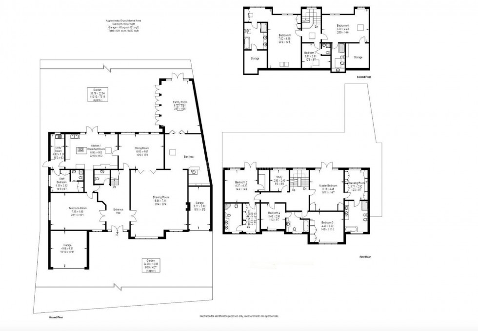 Floorplan for Grange Avenue, Totteridge