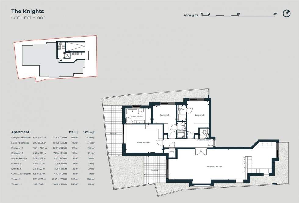 Floorplan for Temple Fortune Lane, Hampstead Garden Suburb