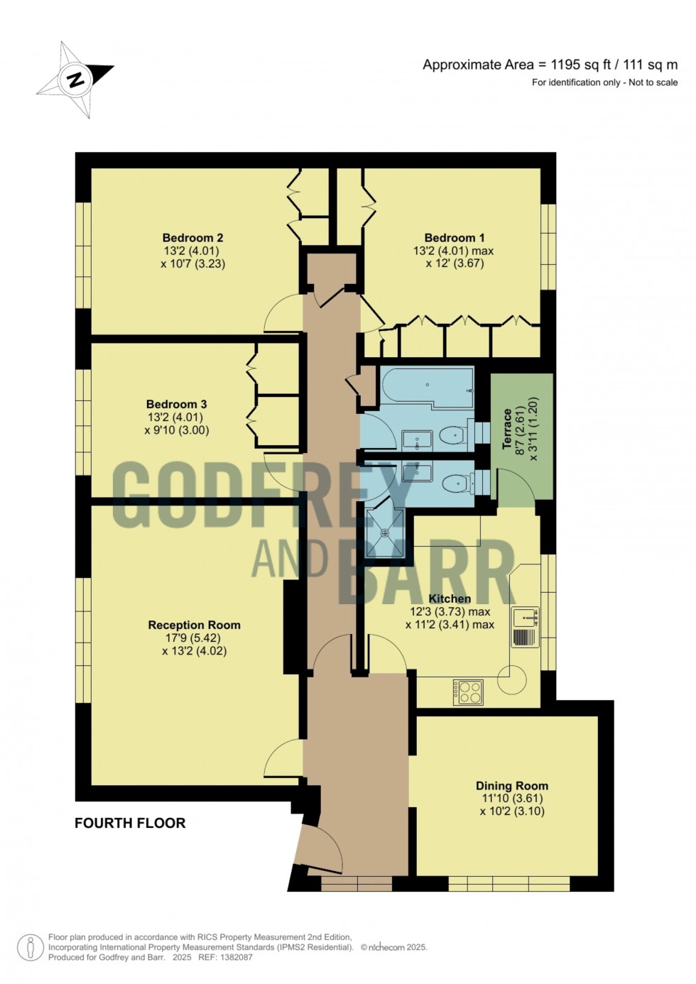 Floorplan for Belvedere Court, Hampstead Garden Suburb
