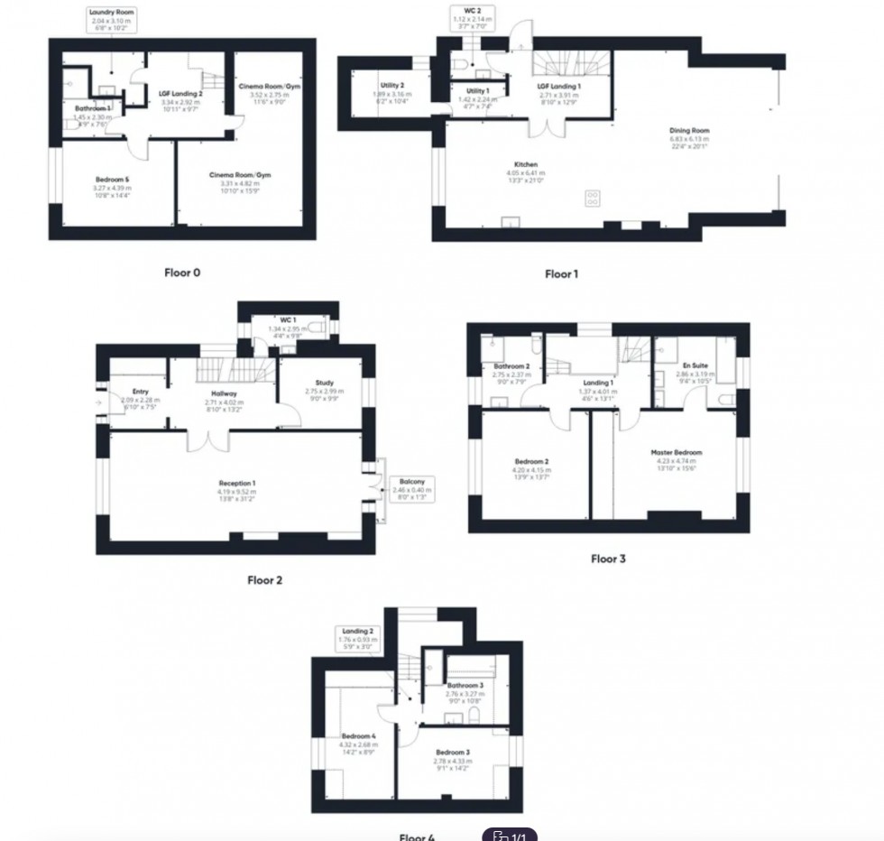 Floorplan for Springfield Road, St Johns Wood