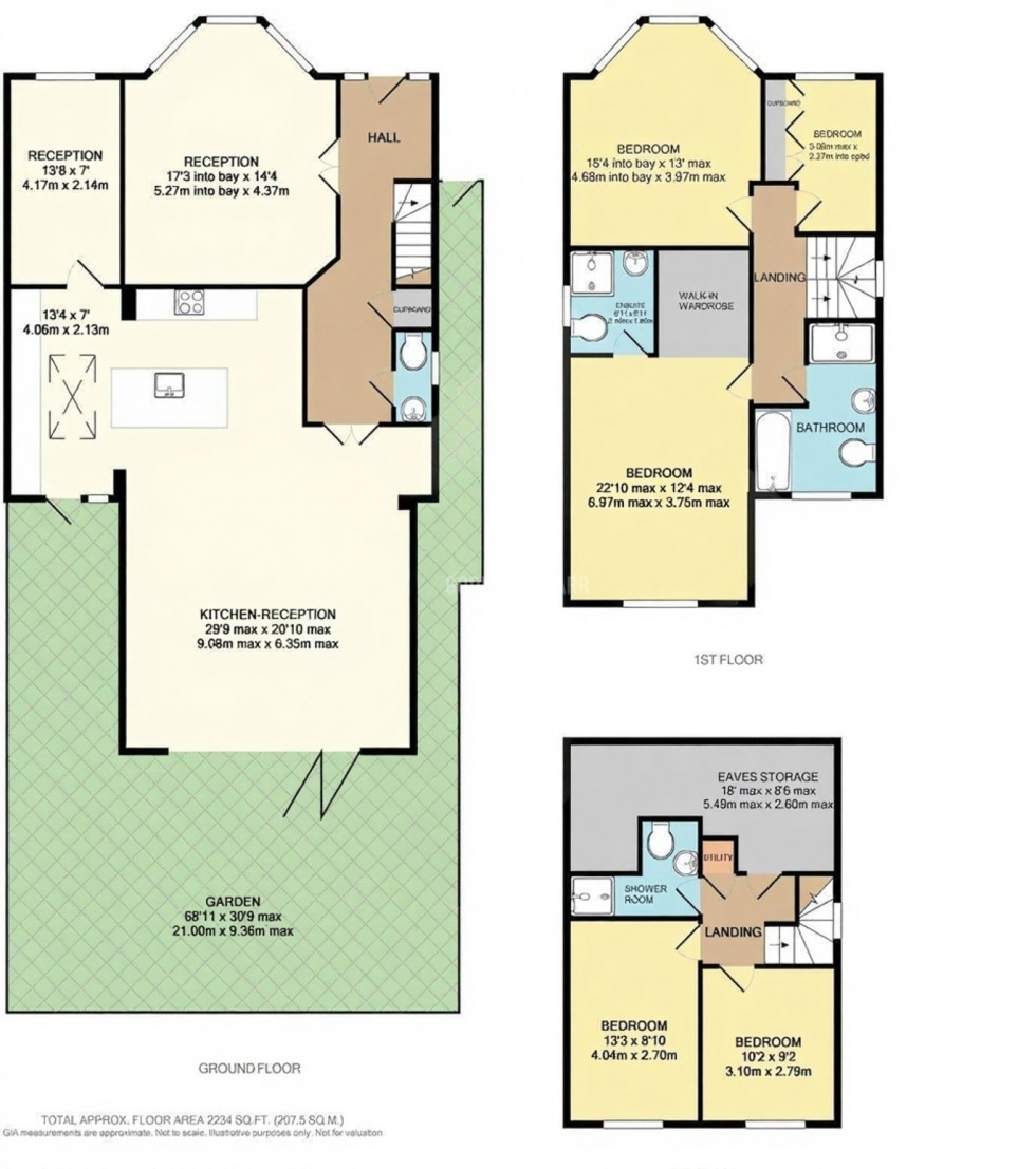 Floorplan for Wickliffe Avenue, Finchley