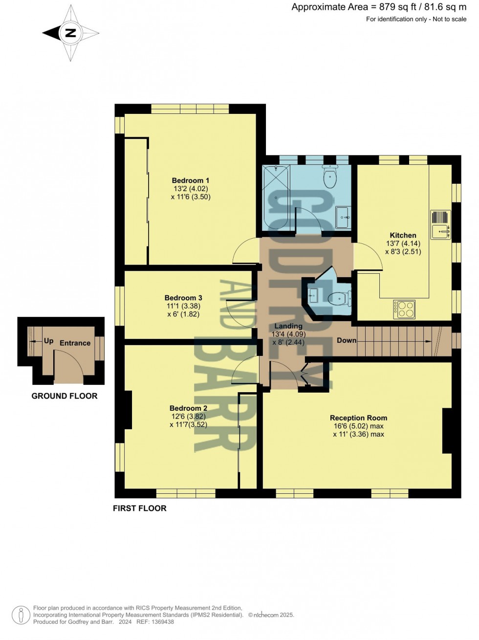Floorplan for Gurney Drive, Hampstead Garden Suburb