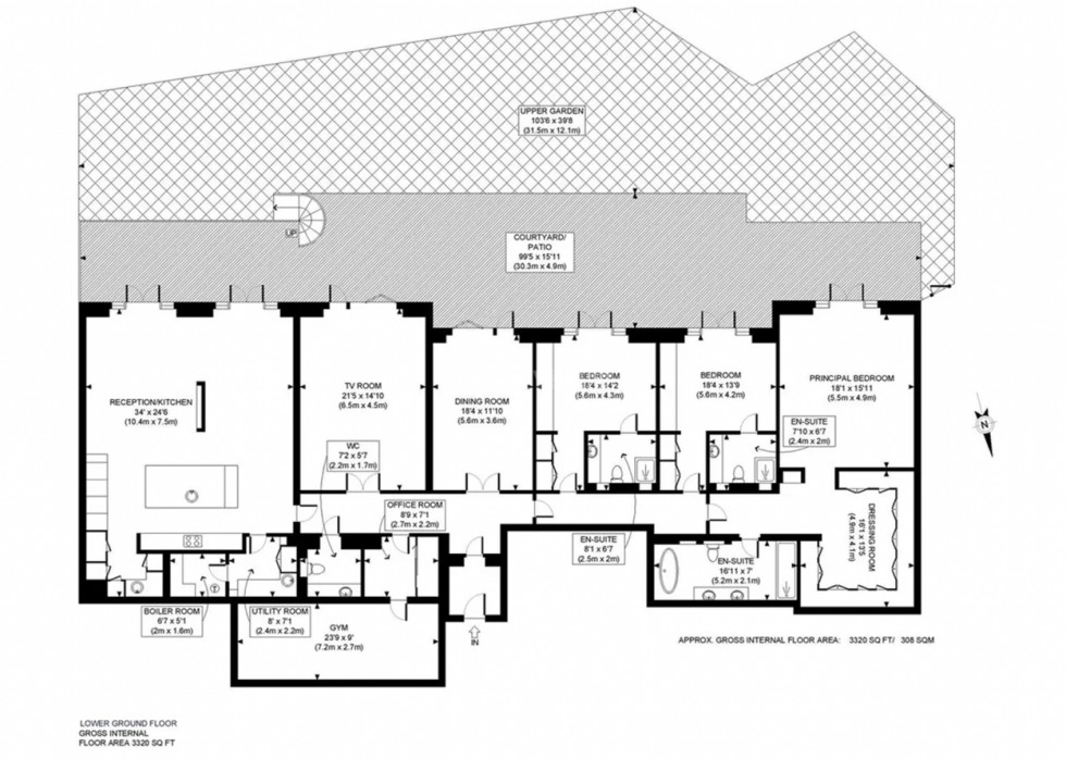 Floorplan for Bushey Heath, Bushey