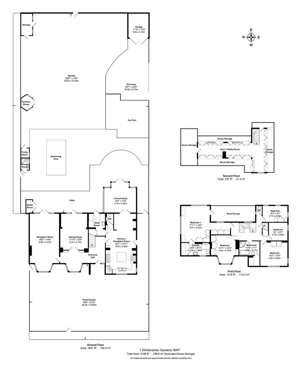 Floorplan for Winterstoke Gardens, Mill Hill