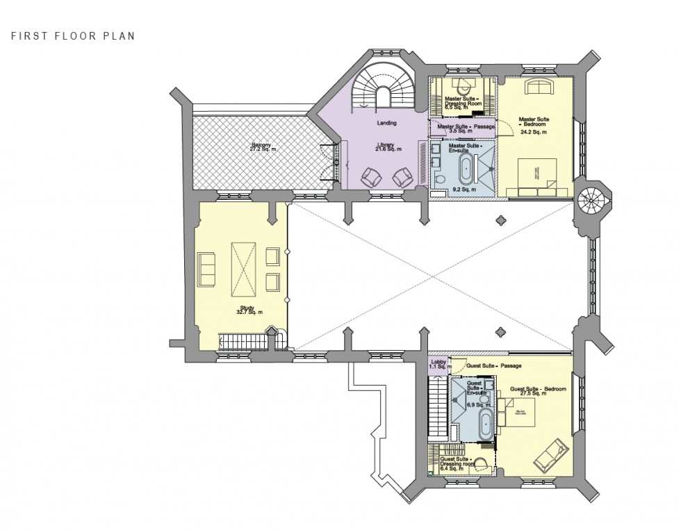 Floorplan for The Chapel at Rosary Manor, Mill Hill Village