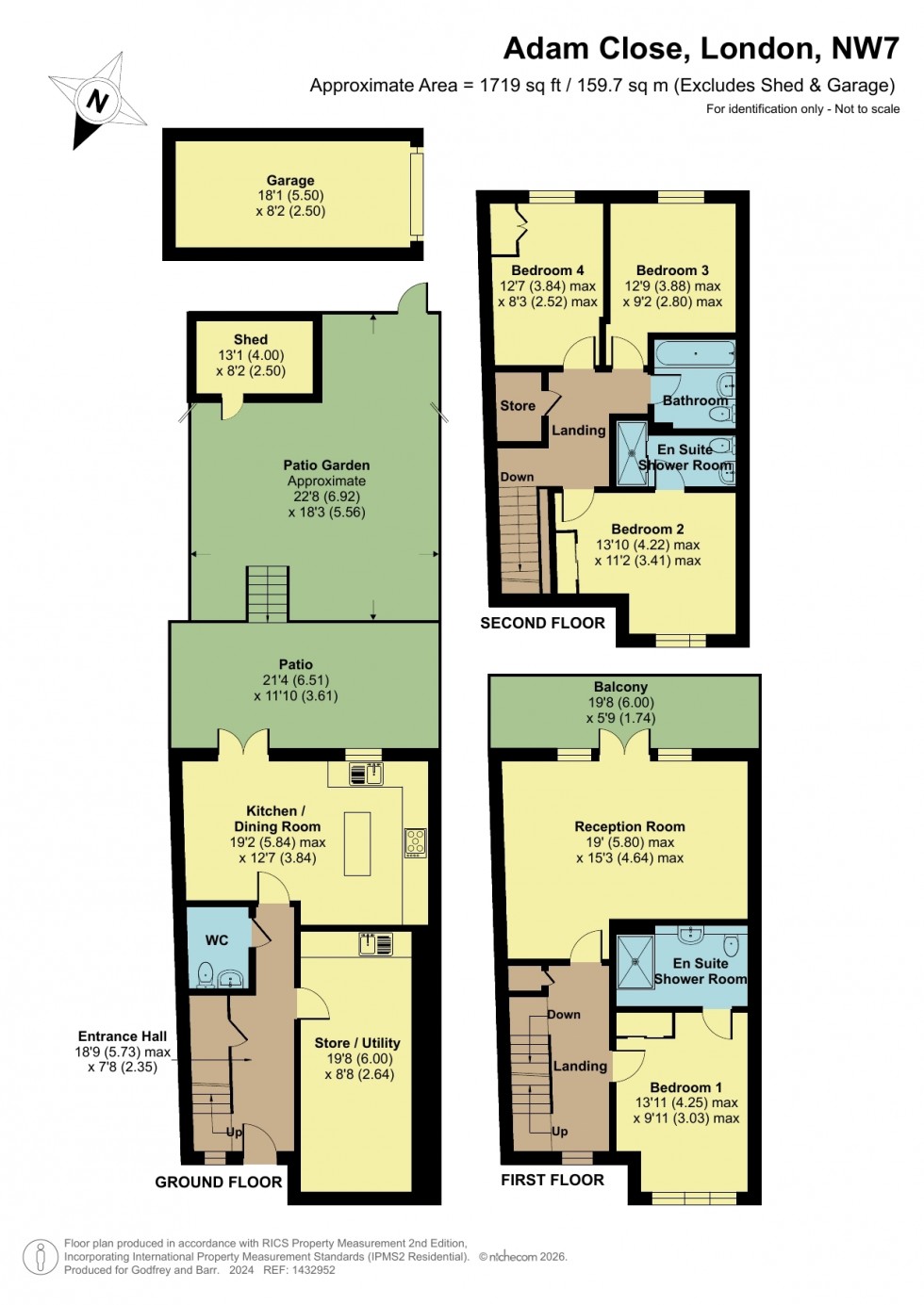 Floorplan for The Ridgeway, Mill Hill