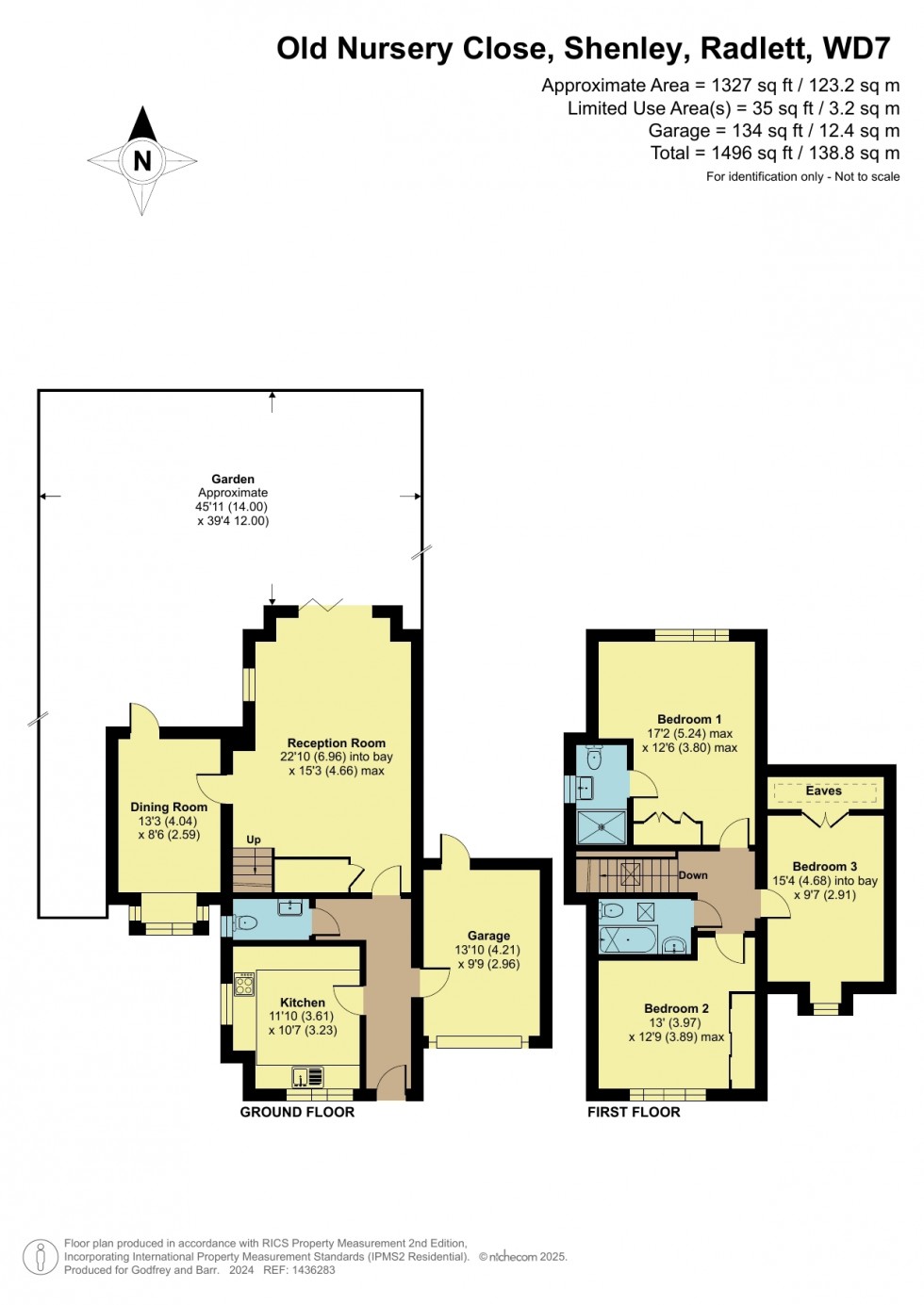 Floorplan for Shenley, Radlett