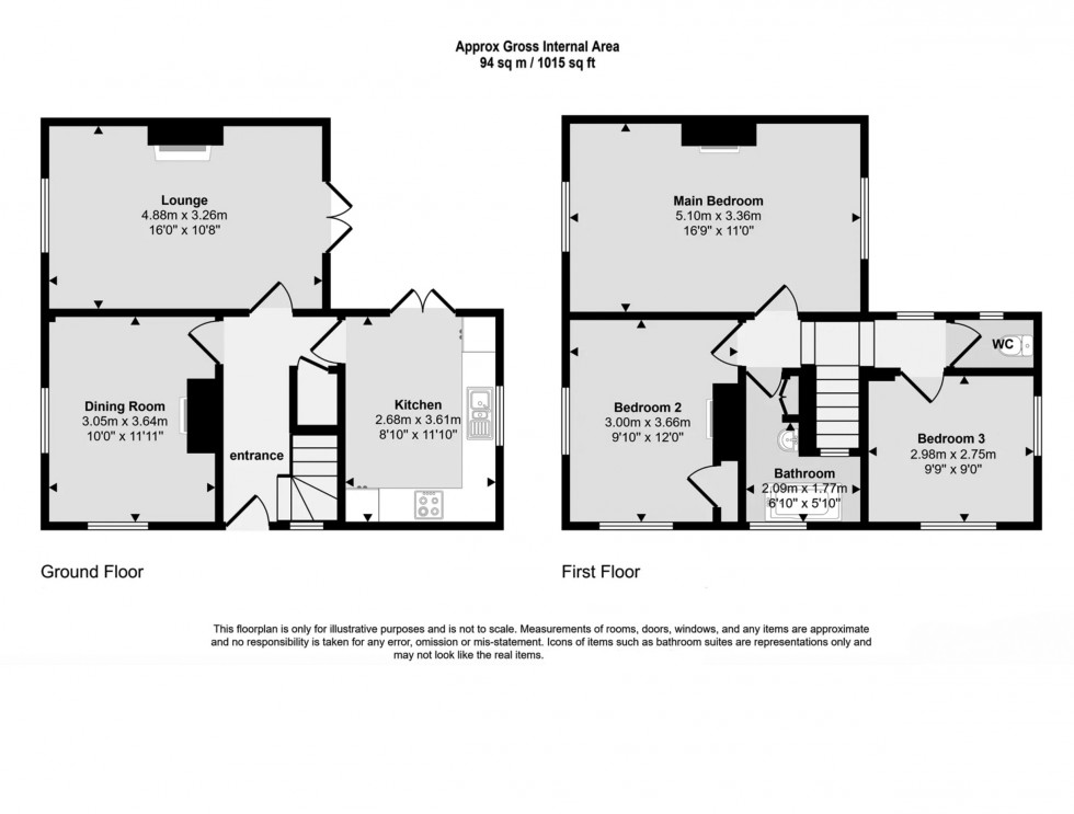 Floorplan for Brookland Rise, Hampstead Garden Suburb