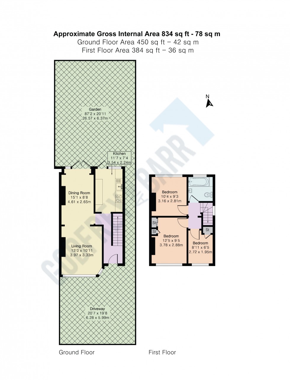 Floorplan for Milton Road, Mill Hill