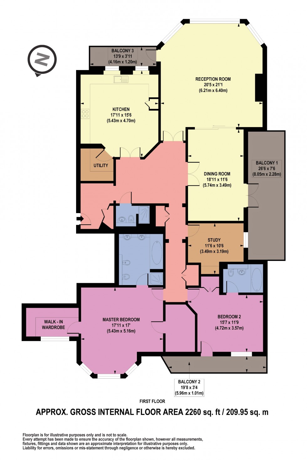 Floorplan for Portman Hall, Old Redding, Harrow Weald