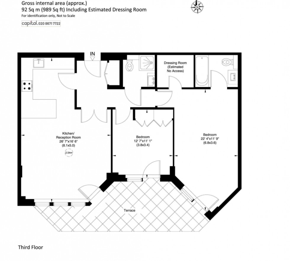 Floorplan for Hodford Road, London
