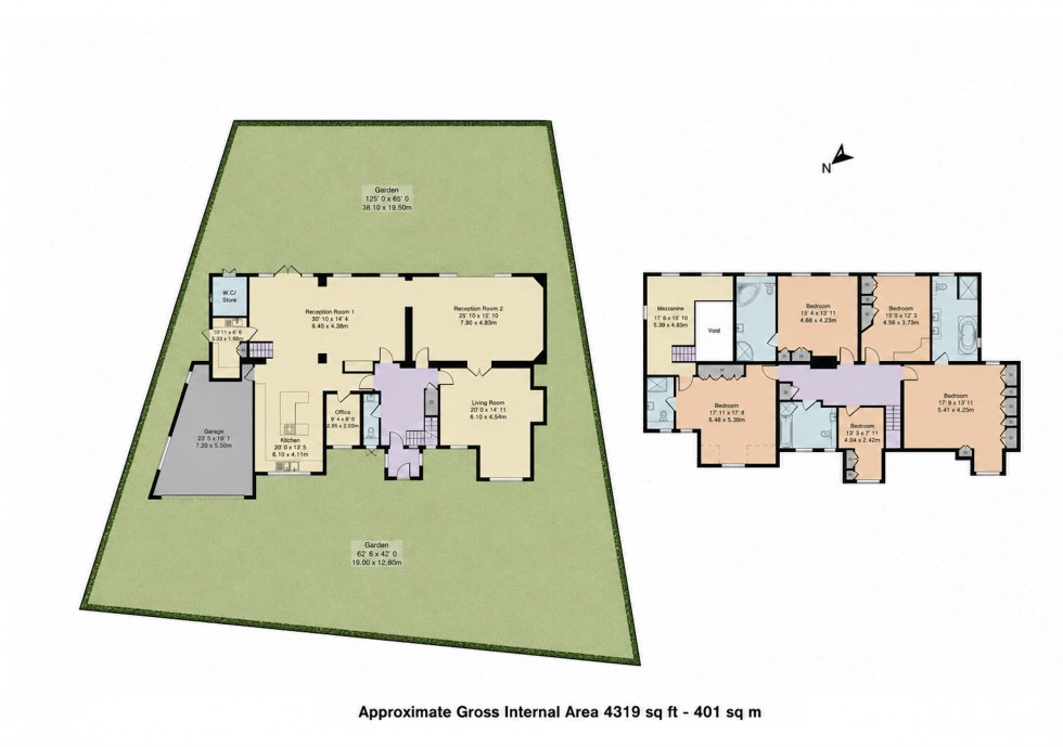 Floorplan for Austell Gardens, Mill Hill