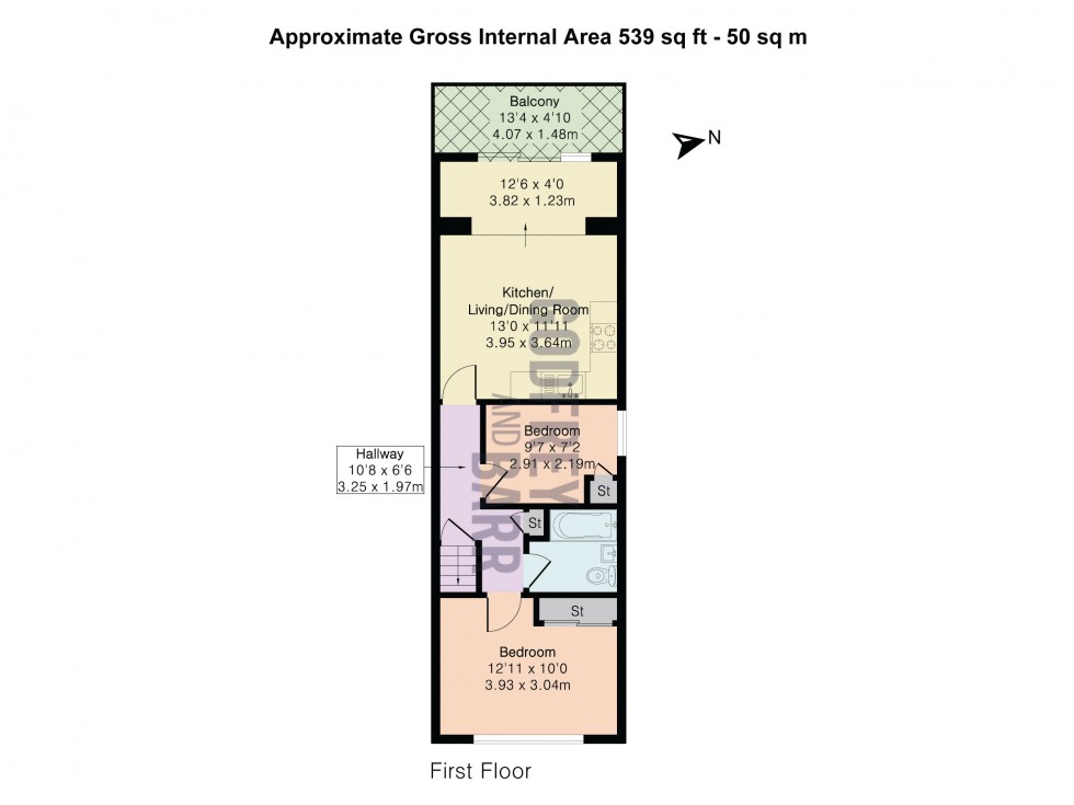 Floorplan for Birkbeck Road, Mill Hill