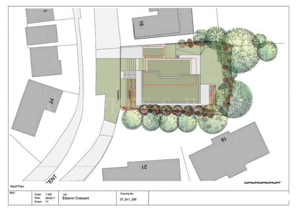 Floorplan for Eleanor Crescent, Mill Hill