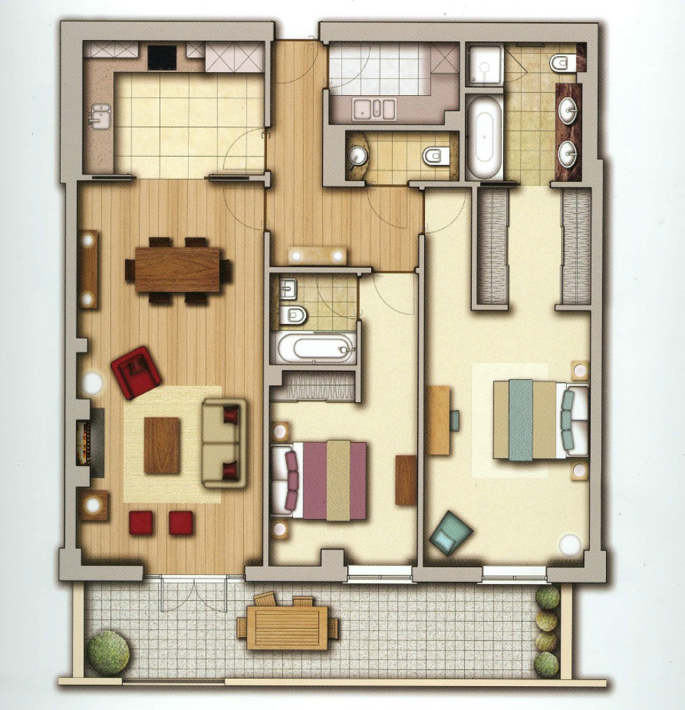 Floorplan for Kingsley Way, Hampstead Garden Suburb