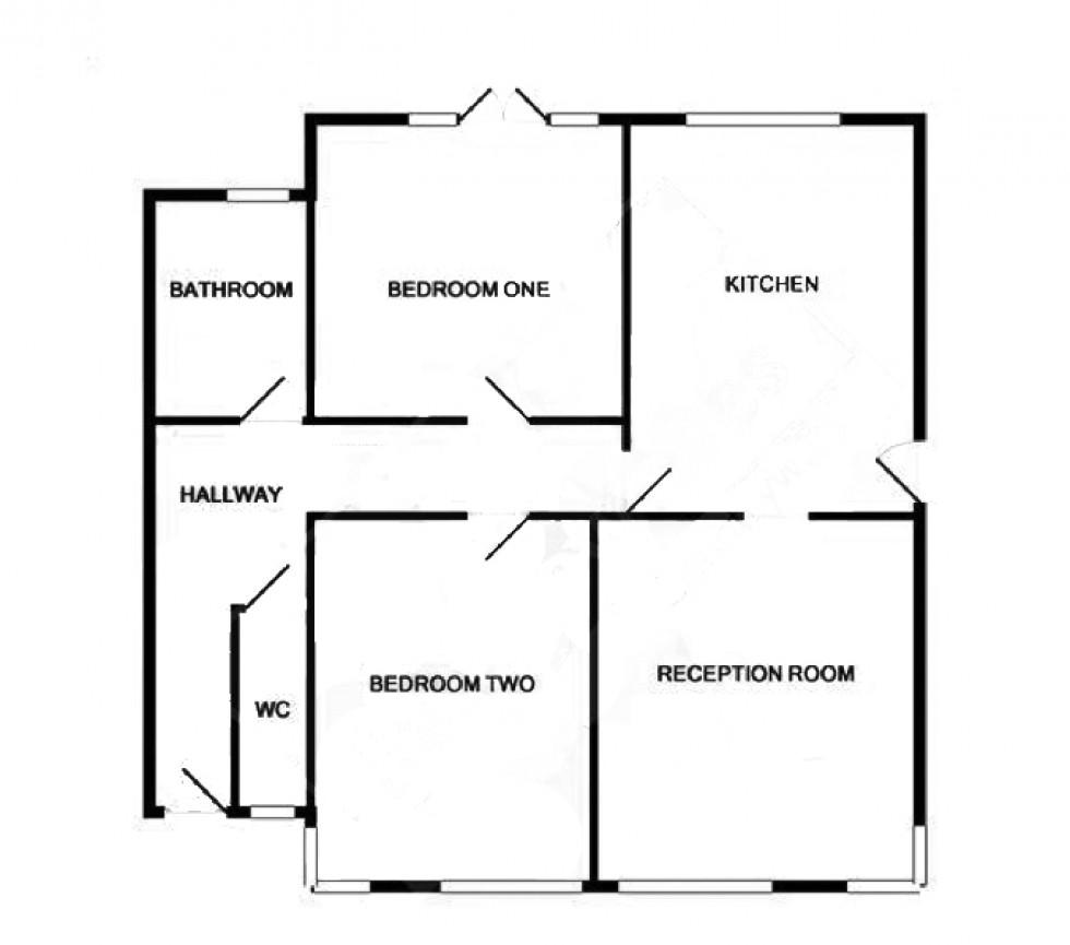 Floorplan for Flower Lane, Mill Hill