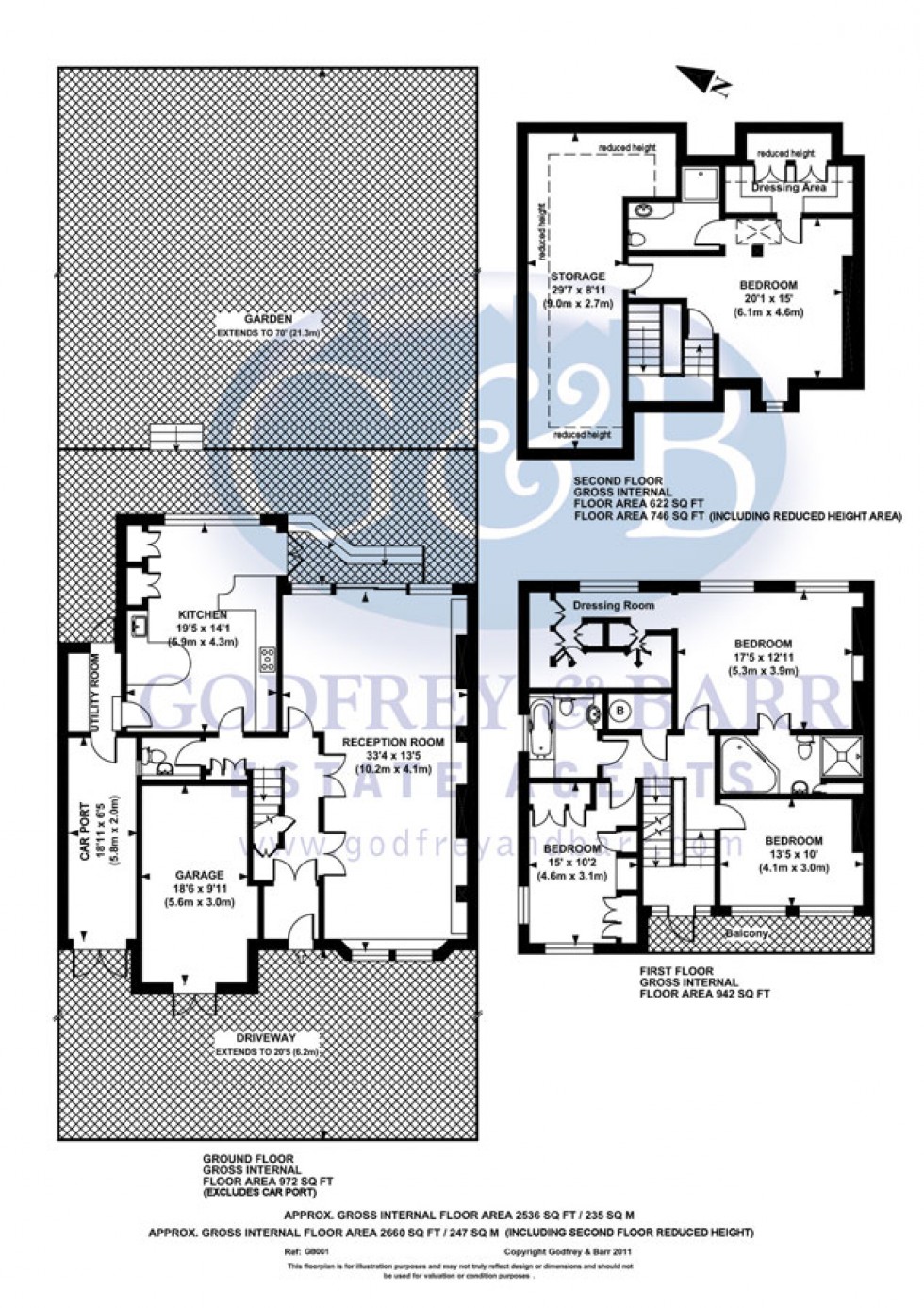 Floorplan for Thornton Way, Hampstead Garden Suburb