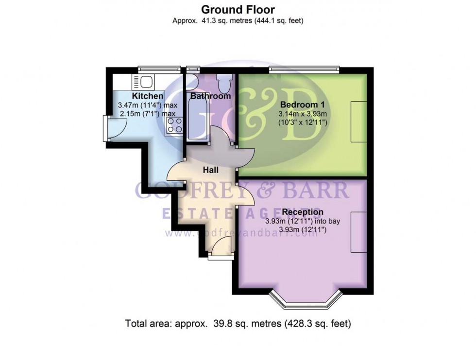 Floorplan for Hill Top, Hampstead Garden Suburb