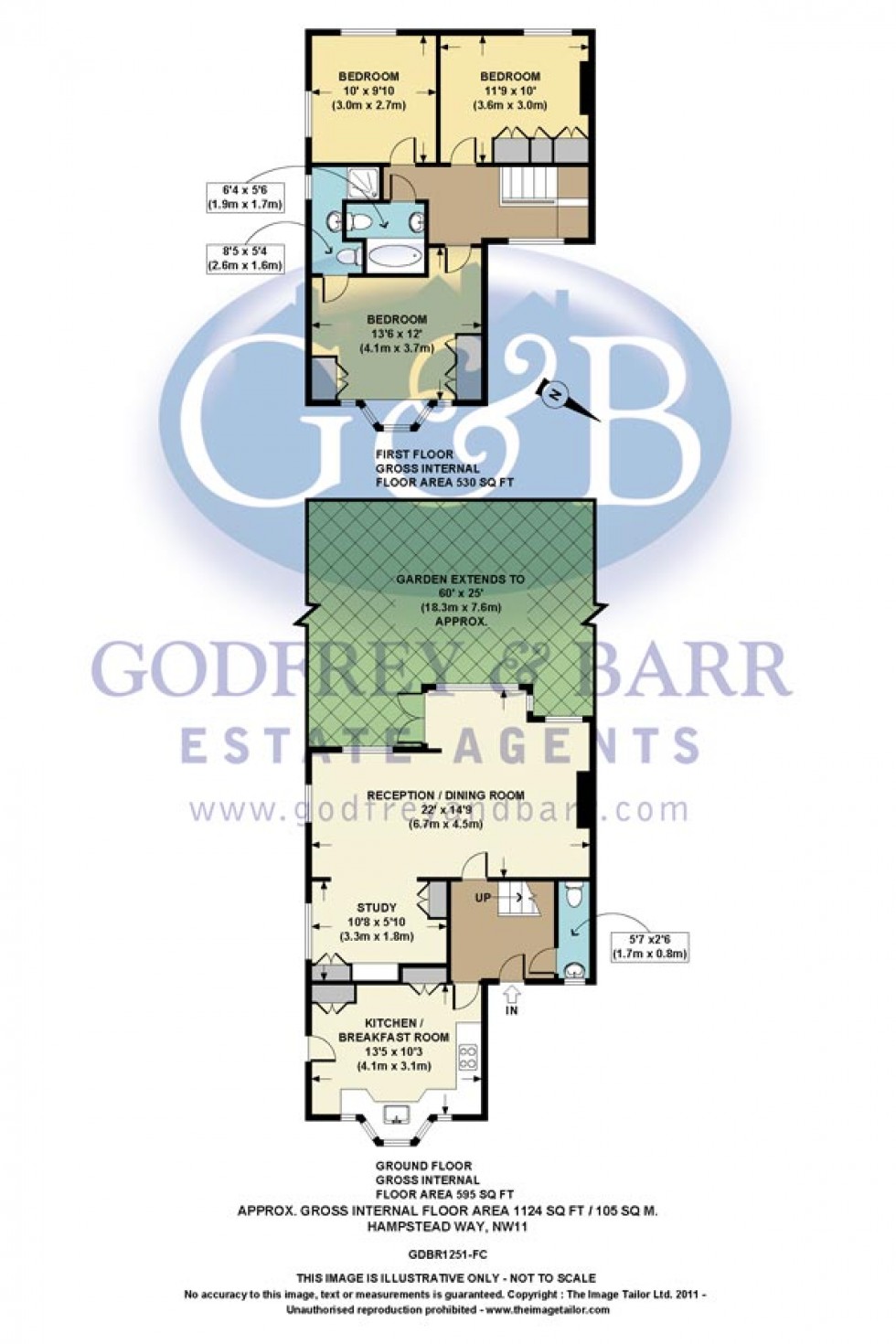 Floorplan for Hampstead Way, Hampstead Garden Suburb, NW11 7YA