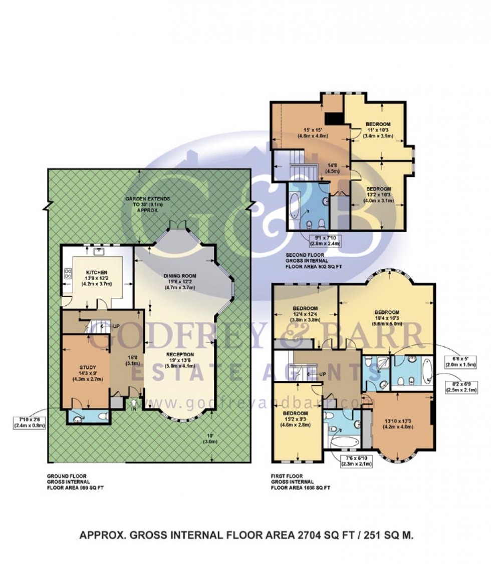 Floorplan for Kingsley Way, Hampstead Garden Suburb, N2 OEW