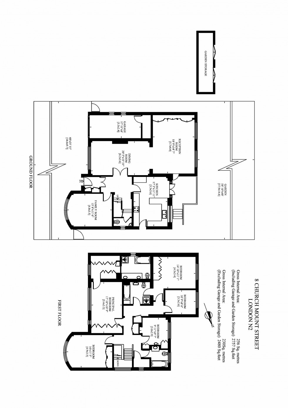 Floorplan for Church Mount, Hampstead Garden Suburb, N2 0RP
